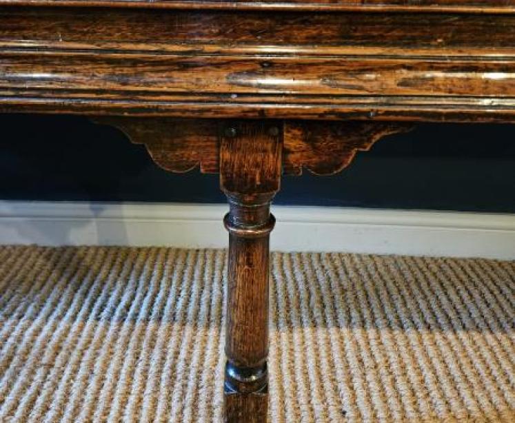 George III Oak Country House Dresser - Image 4
