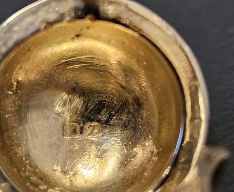 Victorian Silver Miniature Scent Bottle and Case - Image 4