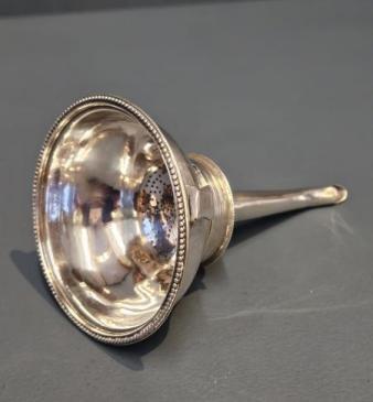 Fine Regency Silver Wine Funnel