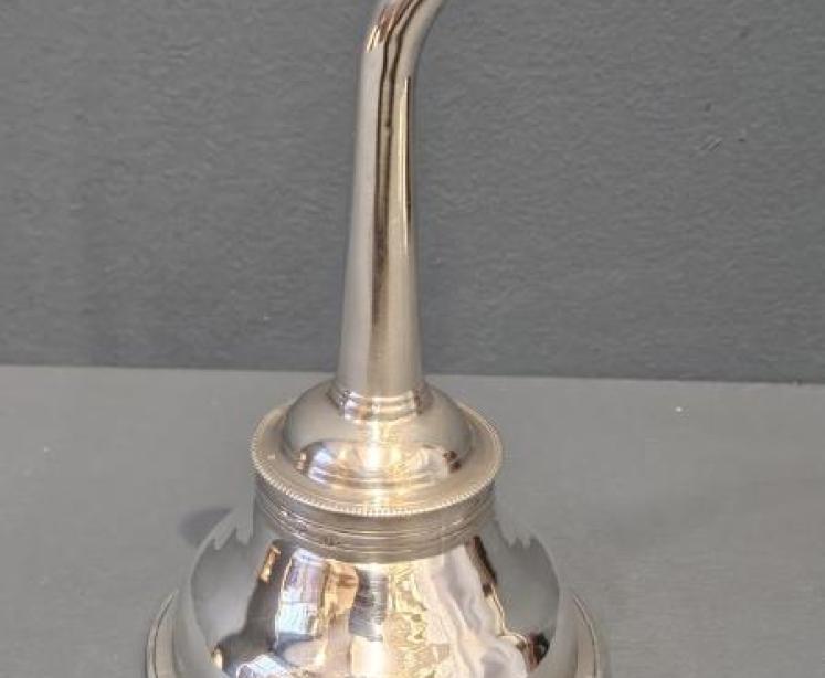 Fine Regency Silver Wine Funnel - Image 3