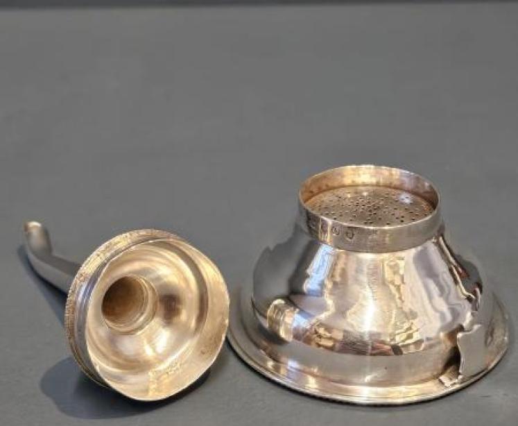 Fine Regency Silver Wine Funnel - Image 5