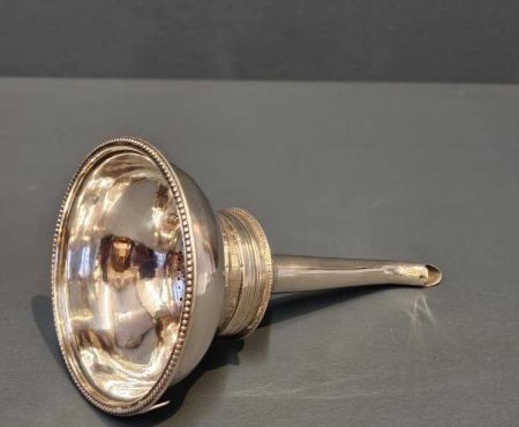 Fine Regency Silver Wine Funnel - Image 7