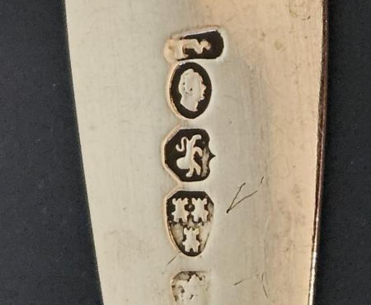 Pair of Early Victorian Newcastle Silver Spoons - Image 5