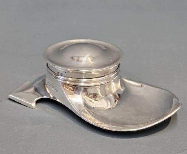 Sampson Mordan Silver Ring Box with Trinket Tray - Image 1