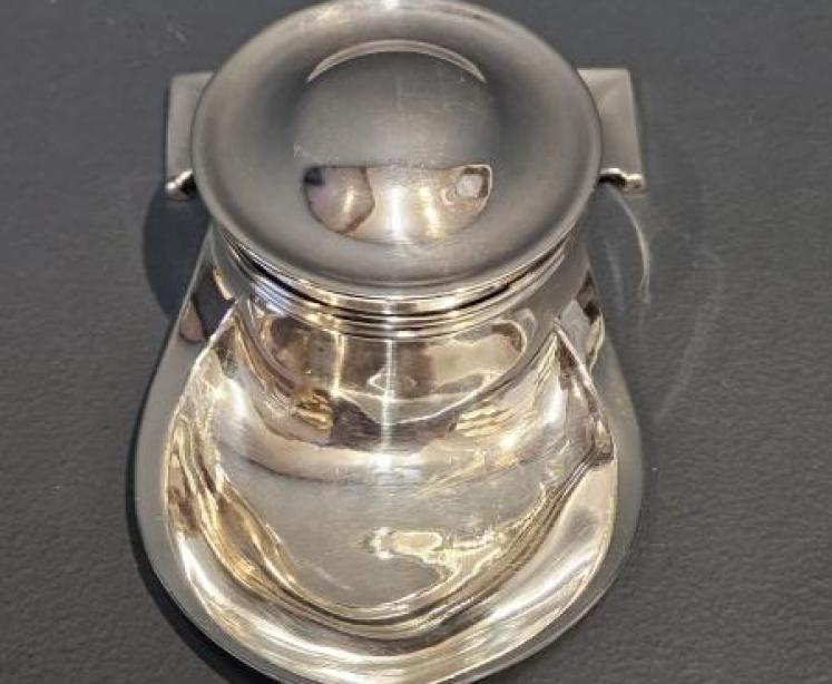 Sampson Mordan Silver Ring Box with Trinket Tray - Image 3