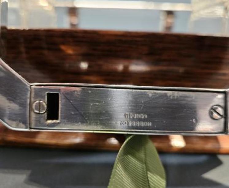 Victorian Briefcase Opening Tantalus by Hobbs - Image 4