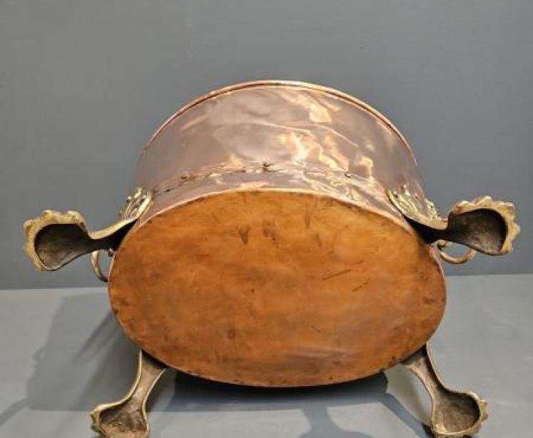 Edwardian Copper Log Bin - Image 5