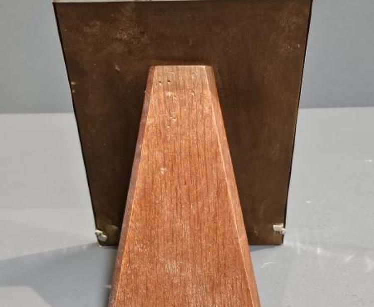 George V Engine Turned Silver Photo Frame - Image 5