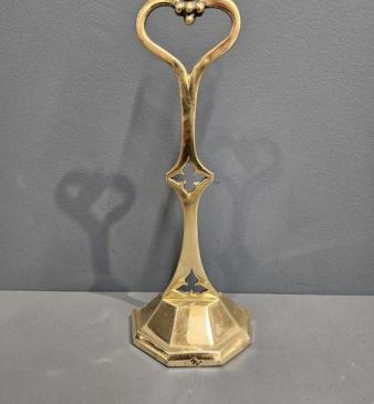 Victorian Brass Door Stop