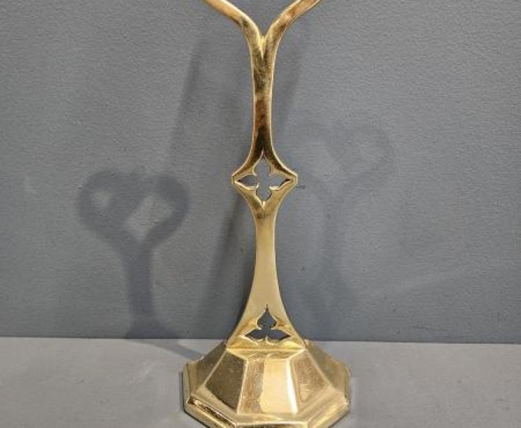 Victorian Brass Door Stop - Image 1