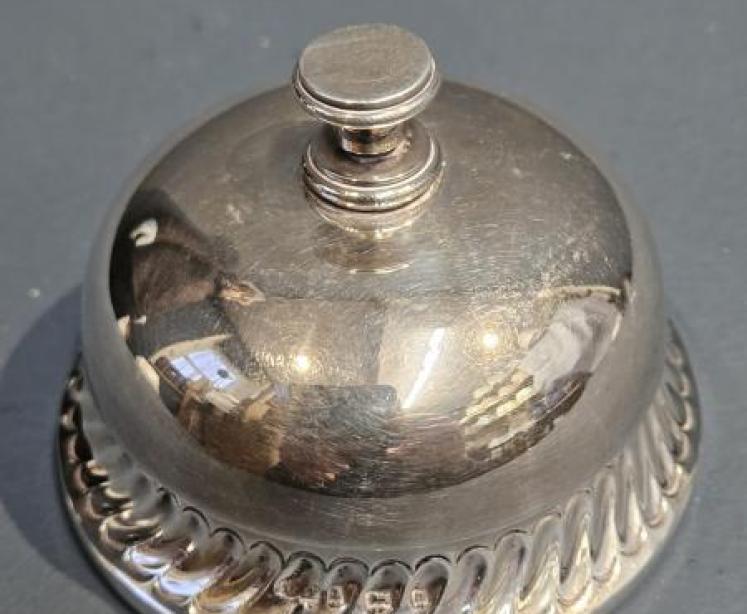 Victorian Silver Counter Bell - Image 2
