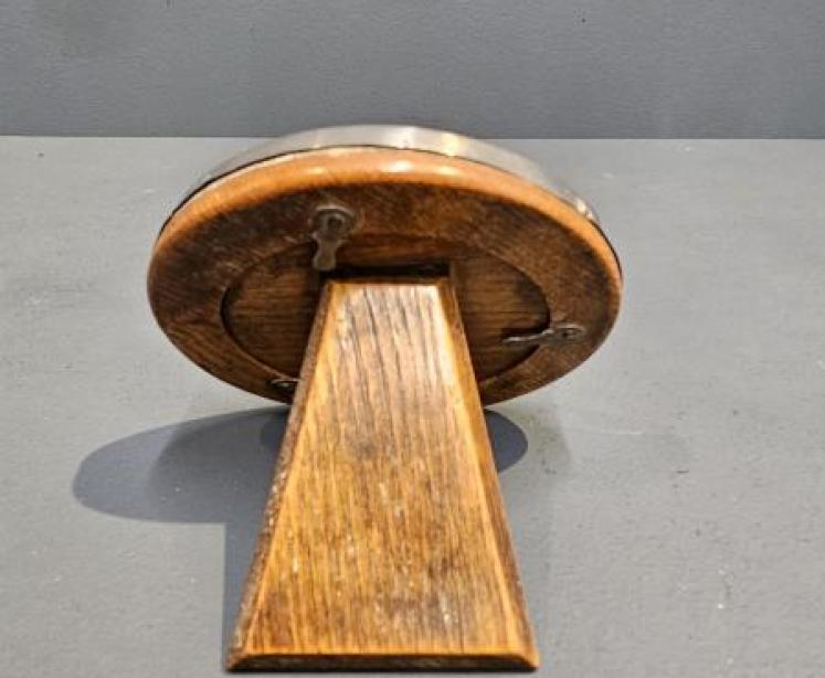 George V Circular Silver Photo Frame - Image 3