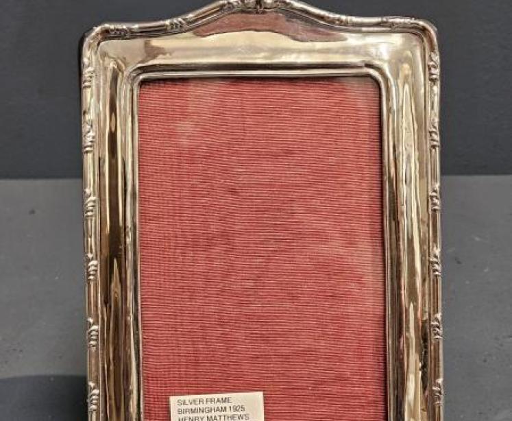George V Silver Photo Frame by Henry Matthews - Image 1