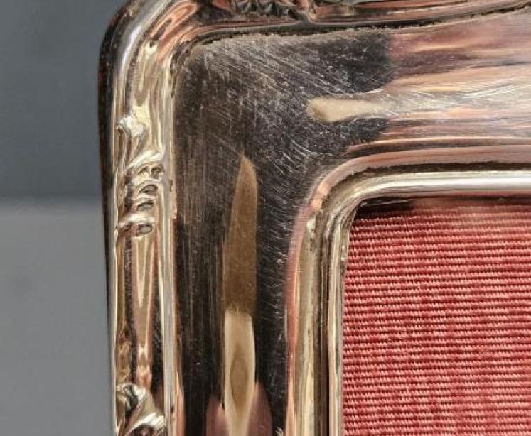 George V Silver Photo Frame by Henry Matthews - Image 2