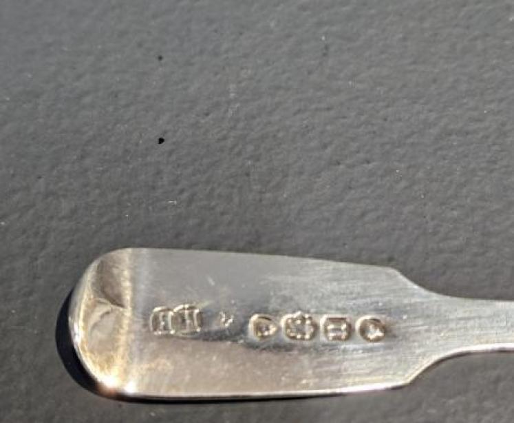 Early Victorian Condiment Spoon - Image 6