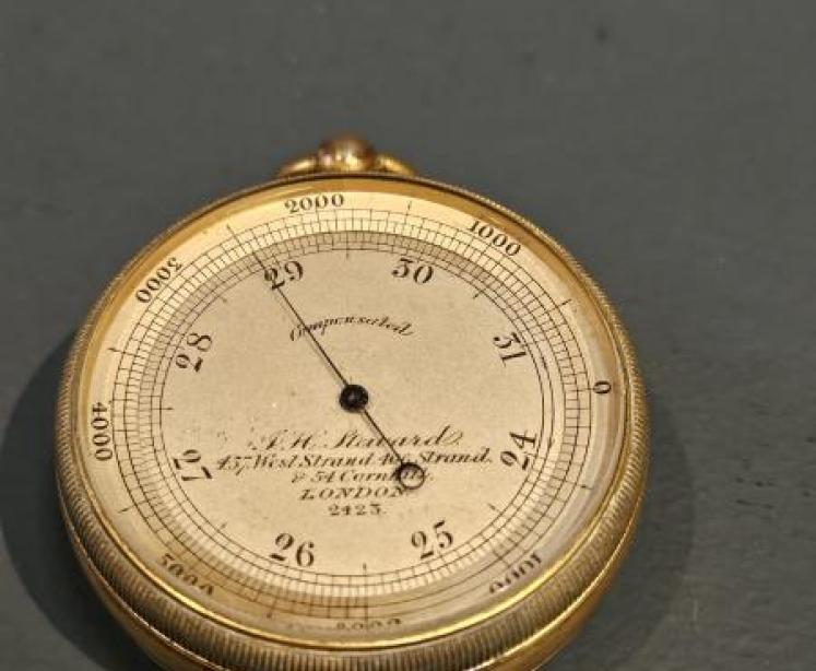 Victorian Pocket Barometer and Compass Combination - Image 2