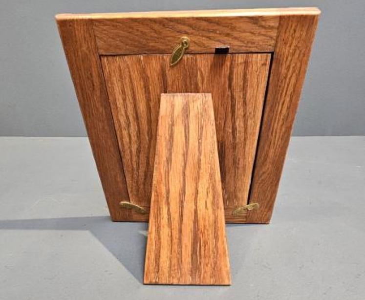 Large Victorian Silver Floral Border Photo Frame - Image 6