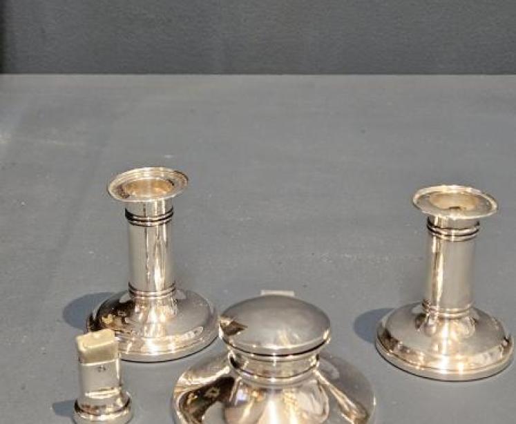 Coromandel Stationary Box and Silver Contents - Image 5