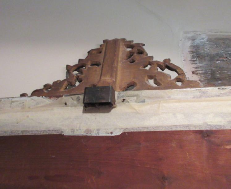 Tall Mid 19th Century Timber Gilt Floor Standing Mirror - Image 5