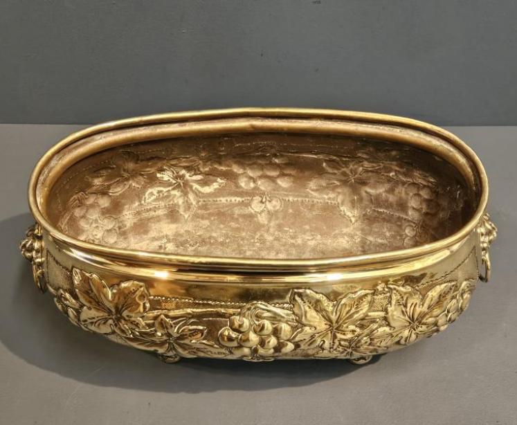 Victorian Brass Planter - Image 4