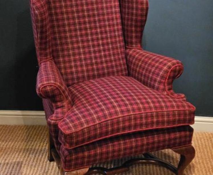 Late Victorian Wing Back Arm Chair - Image 1
