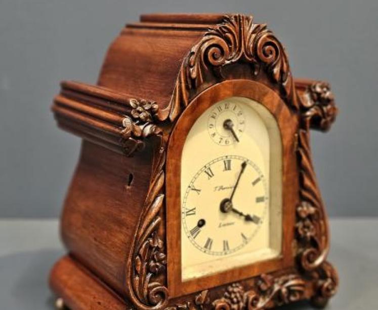 Thomas Percival London Verge Escapement Miniature Georgian Bracket Clock - Image 2
