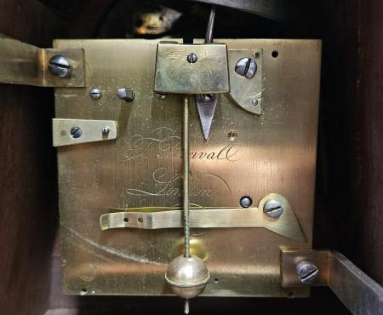 Thomas Percival London Verge Escapement Miniature Georgian Bracket Clock - Image 6