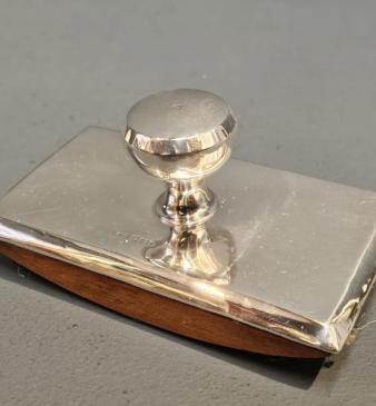 Brook and Son's Edinburgh Silver Blotter 