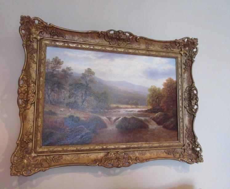 Fine Pair of William Mellor Oil on Canvas Paintings. - Image 2