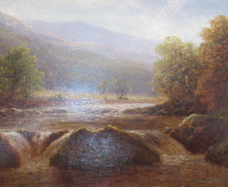 Fine Pair of William Mellor Oil on Canvas Paintings. - Image 3