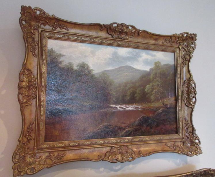 Fine Pair of William Mellor Oil on Canvas Paintings. - Image 5