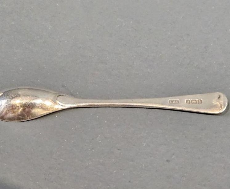 George V Silver Mustard Pot and Liner - Image 5