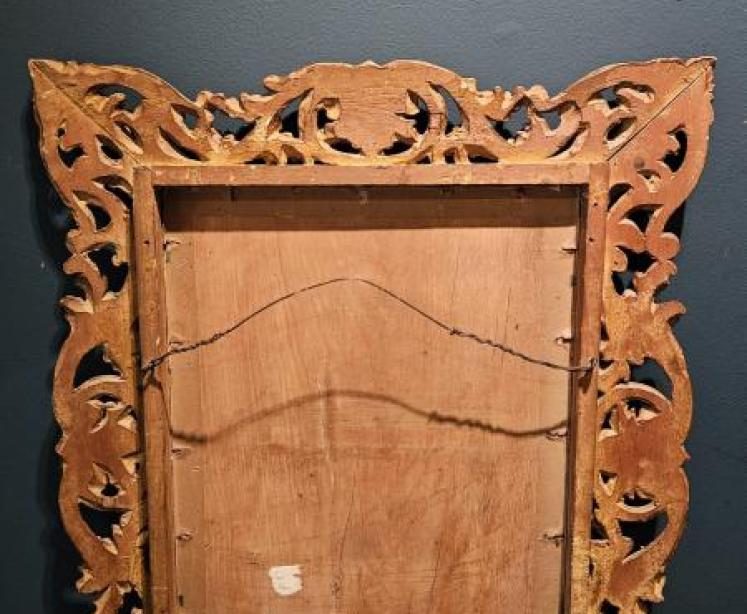 Victorian Timber Gilt Florentine Mirror - Image 5