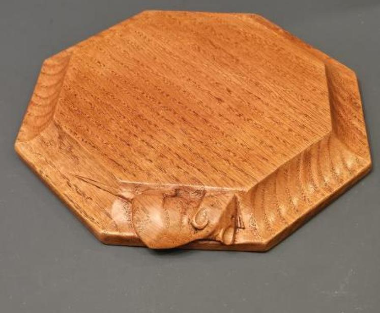 Old Mouseman Teapot Stand - Image 1