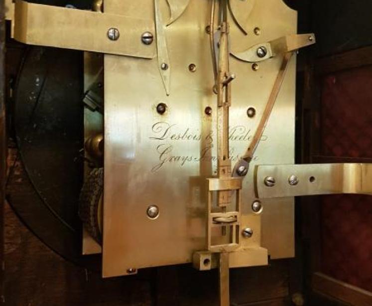 Fine George III Rosewood Fusee London Bracket Clock - Image 3