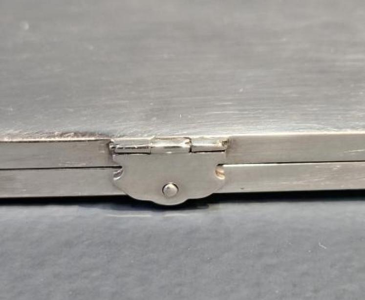 Unusual Victorian Silver Wallet Photo Frame - Image 6