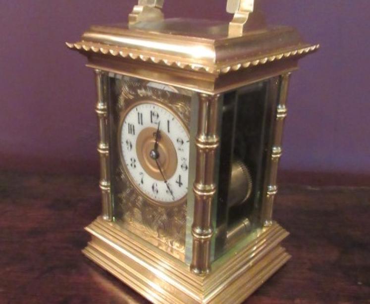 Superior 19th Century Striking Paris Made Carriage Clock - Image 1