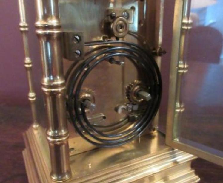 Superior 19th Century Striking Paris Made Carriage Clock - Image 4