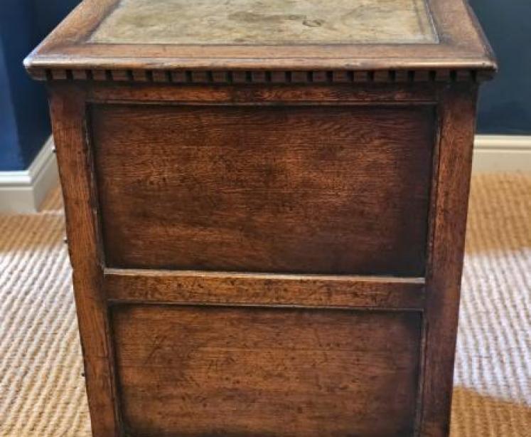  Oak Pedestal Desk - Image 6