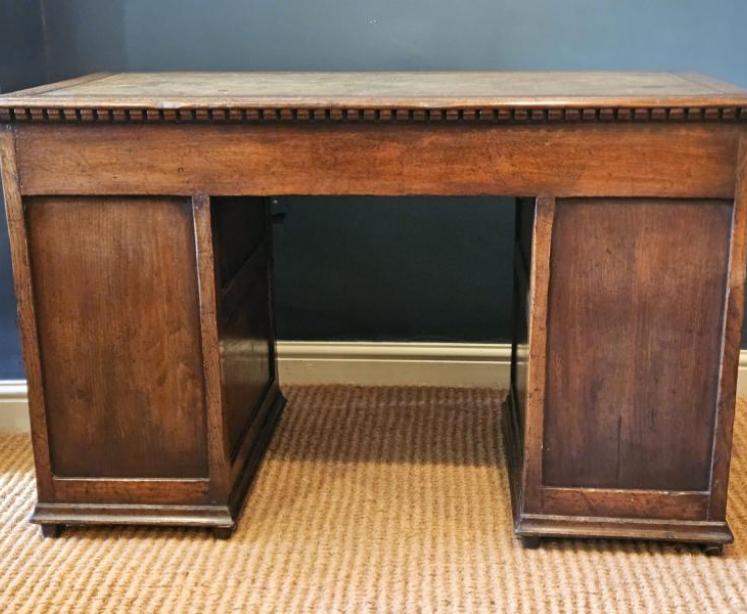  Oak Pedestal Desk - Image 7