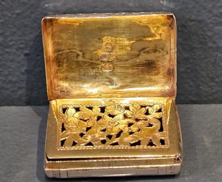 Fine Quality Georgian Silver Vinaigrette - Image 3