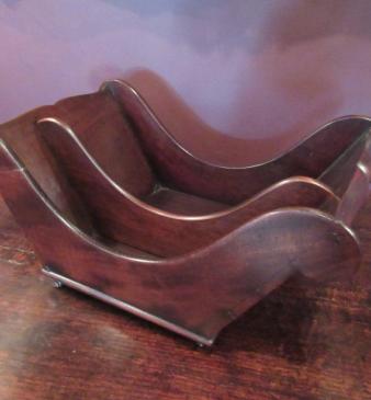 George III Period Mahogany Cheese Coaster