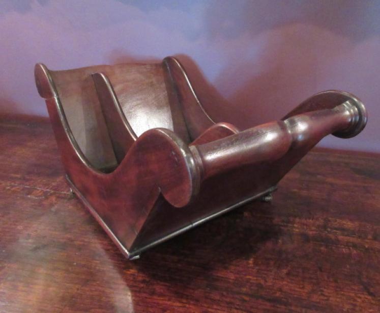 George III Period Mahogany Cheese Coaster - Image 2