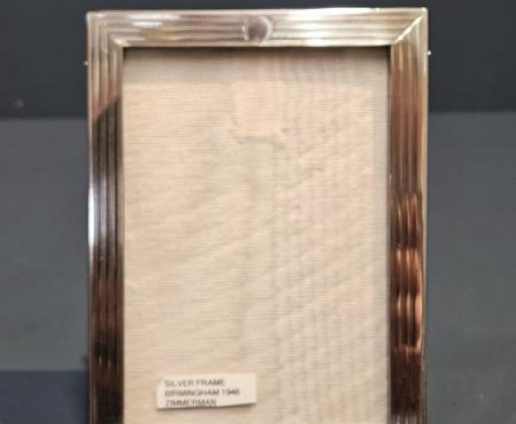 Silver Engine Turned Photo Frame - Image 2