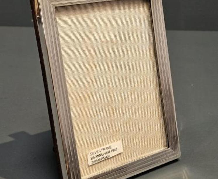 Silver Engine Turned Photo Frame - Image 5