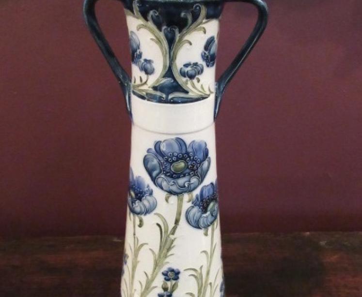 Art Nouveau McIntyre Moorcroft Poppies Vase - Image 1