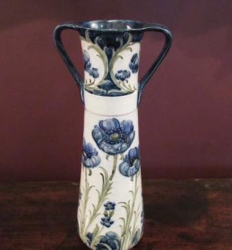 Art Nouveau McIntyre Moorcroft Poppies Vase