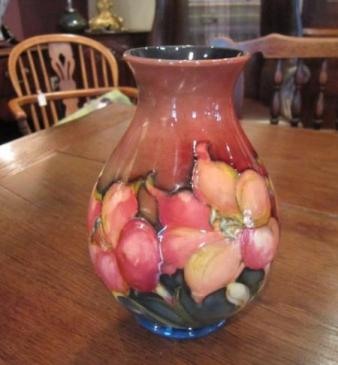 Moorcroft Fressia Flambe Glazed Vase