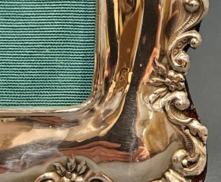 Large Edwardian Silver Photo Frame - Image 5