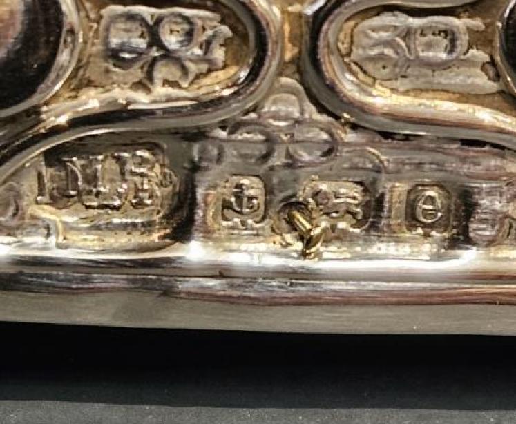 Edwardian Art Nouveau Silver Photo Frame - Image 3